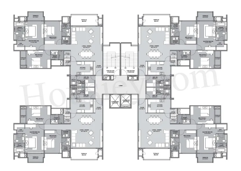Lodha Belmondo Floor plan 3